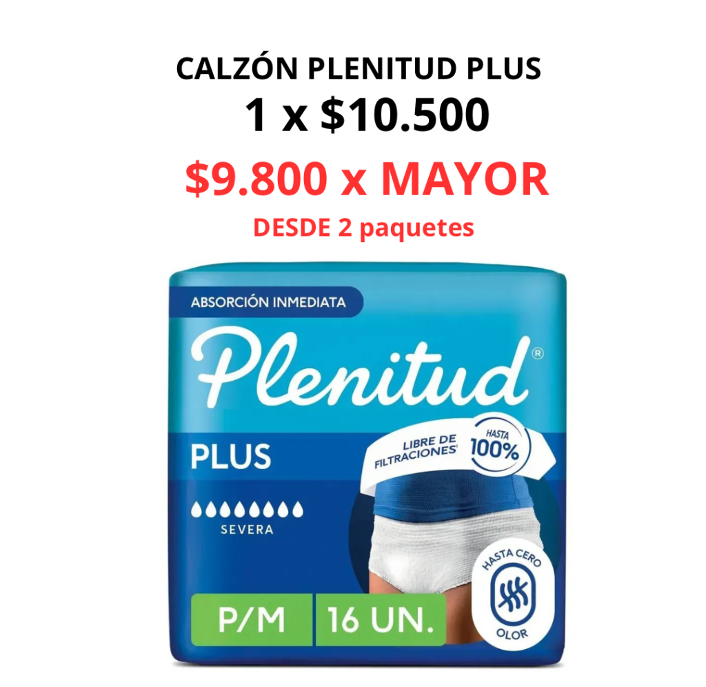 plenitud pants plus talla PM 16 calzones