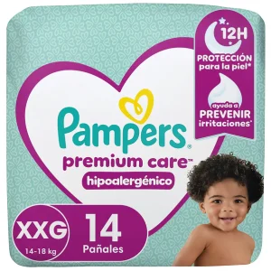 pampers premium care XXG 14 pañales