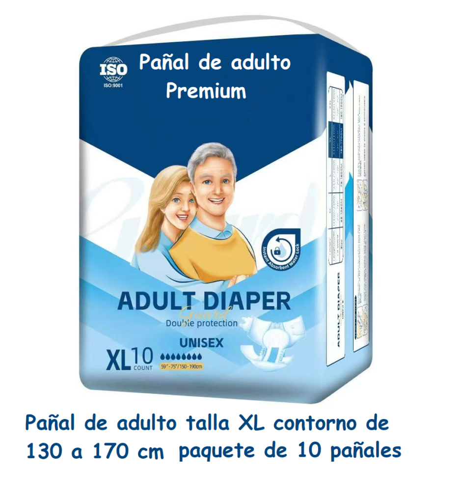 Pañal de adulto premium talla XL 10 und