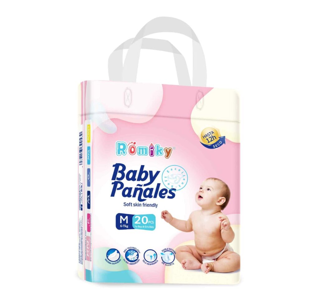 Pañal romiky talla M x20 pañales