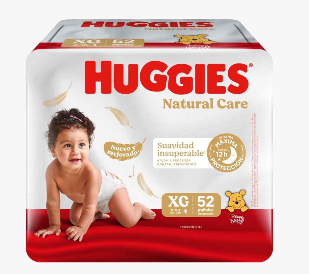 Huggies natural care talla XG 52 pañales